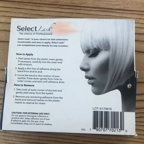 Select Lash Glitter Lashes False Eyelashes with Eyelash Glue Set - Picture 5 of 9